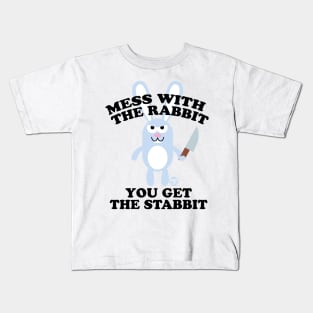 RABBIT STABBIT Kids T-Shirt